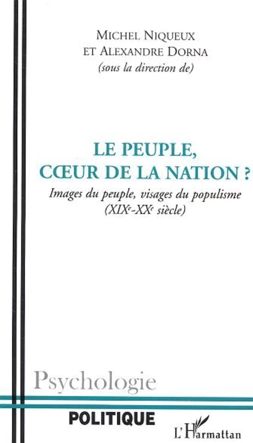 Le peuple, cur de la nation - David Szabo - Editions L'Harmattan