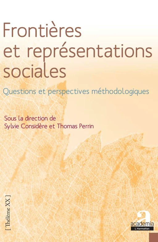 Frontières et représentations sociales. - Sylvie Considère, Thomas Perrin - Academia