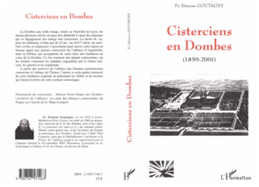 Cisterciens en Dombes (1859-2001) - Etienne Goutagny - Editions L'Harmattan