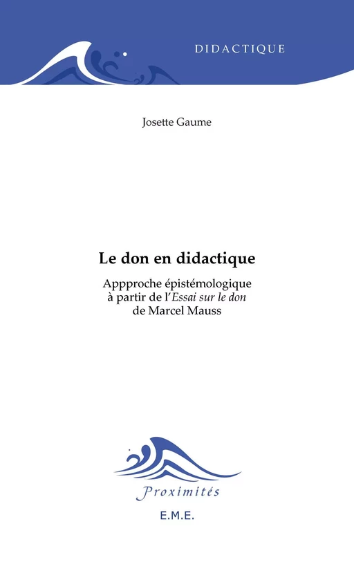 Le don en didactique -  - EME Editions