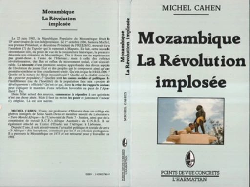 Mozambique - La révolution implosée - Michel Cahen - Editions L'Harmattan