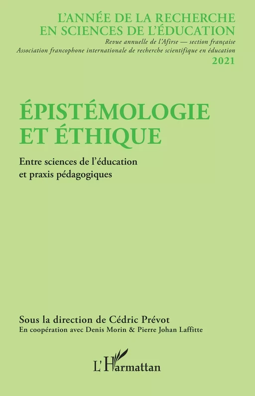 Épistémologie et éthique -  - Editions L'Harmattan