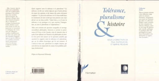 Tolérance, Pluralisme et Histoire -  - Editions L'Harmattan