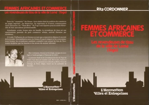 Femmes africaines et commerce - Rita Cordonnier - Editions L'Harmattan