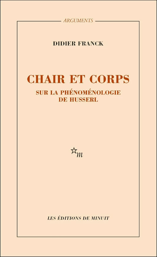 Chair et corps - Didier Franck - Minuit