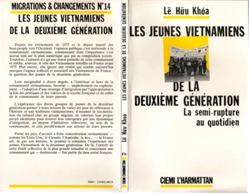 Les jeunes Vietnamiens de la deuxième génération - Le Huu Tho - Editions L'Harmattan