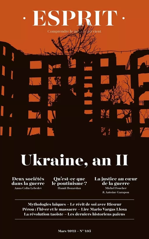 Esprit - Ukraine, an II - Hamit Bozarslan, Anna Colin Lebedev, Antoine Garapon - Editions Esprit