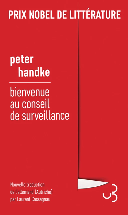 Bienvenue au conseil de surveillance - Peter Handke - Christian Bourgois éditeur