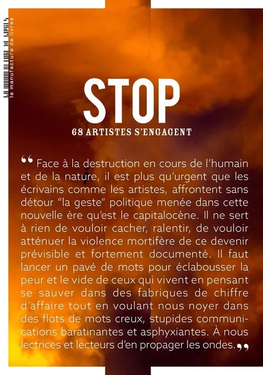 Stop - Olivier Bordacarré - La Manufacture de livres