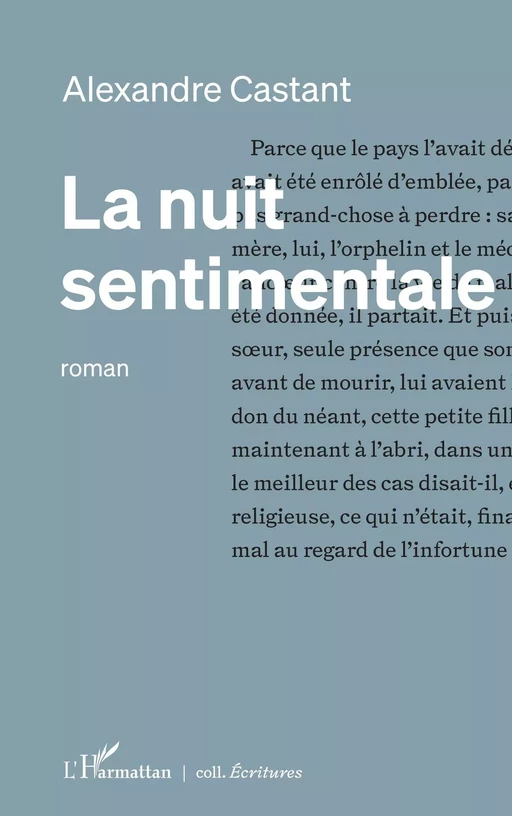 La nuit sentimentale - Alexandre Castant - Editions L'Harmattan