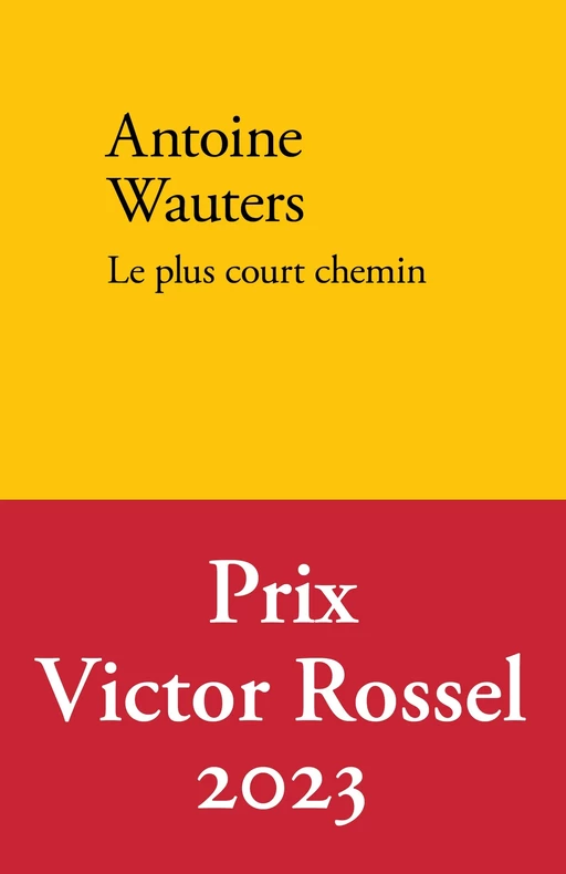 Le plus court chemin - Antoine Wauters - Verdier