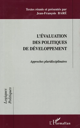 L'ÉVALUATION DES POLITIQUES DE DÉVELOPPEMENT