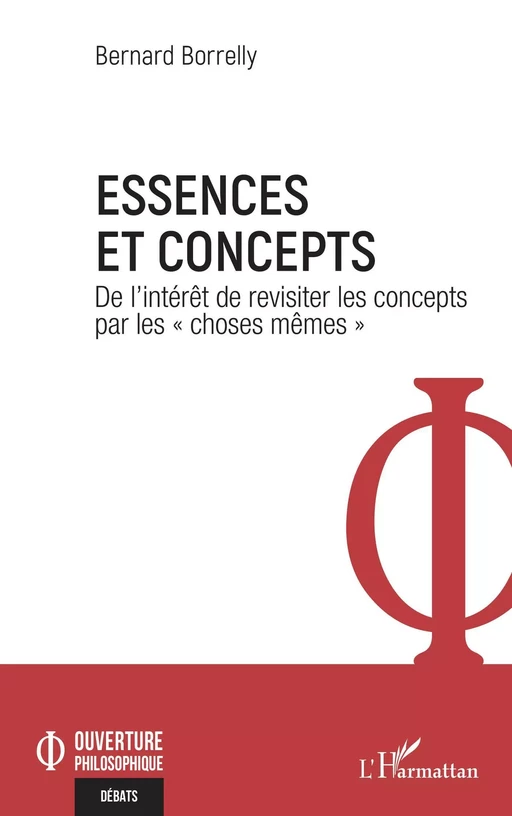 Essences et concepts - Bernard Borrelly - Editions L'Harmattan