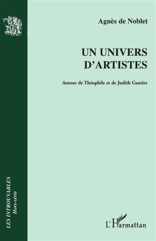 Un univers d'artistes - Agnès de Noblet - Editions L'Harmattan