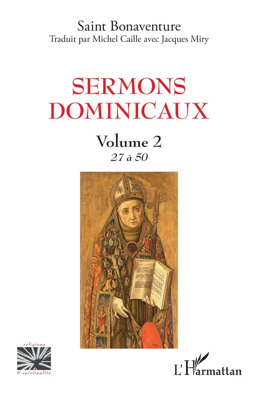 Sermons dominicaux -  Saint Bonaventure - Editions L'Harmattan