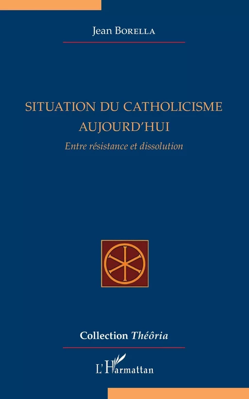 Situation du catholicisme aujourd'hui - Jean Borella - Editions L'Harmattan