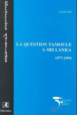 La question tamoule à Sri Lanka 1977-1994