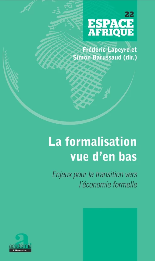 La formalisation vue d'en bas - Fréderic Lapeyre, Simon Barussaud - Academia