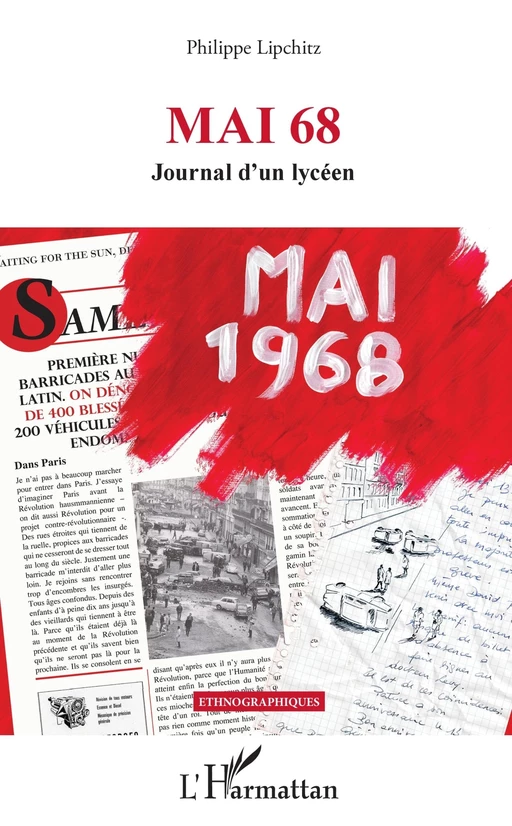 Mai 68 Journal d'un lycéen - Philippe Lipchitz - Editions L'Harmattan