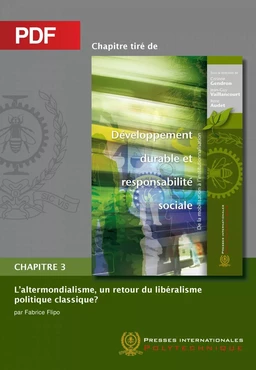 L’altermondialisme, un retour du libéralisme politique classique? (Chapitre PDF)