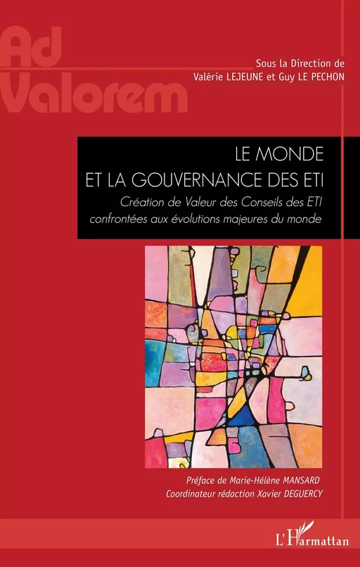 Le monde et la gouvernance des ETI - Valérie Lejeune, Guy Le Péchon - Editions L'Harmattan