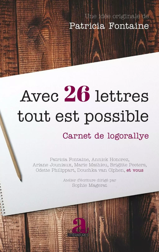 Avec 26 lettres tout est possible - Patricia Fontaine - Academia