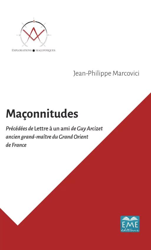 Maçonnitudes - Jean-Philippe Marcovici - EME Editions