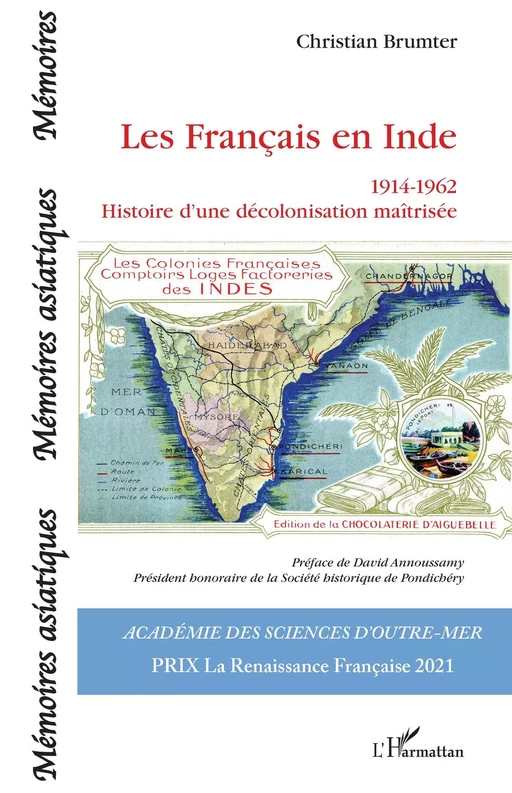 Les Français en Inde - Christian Brumter - Editions L'Harmattan