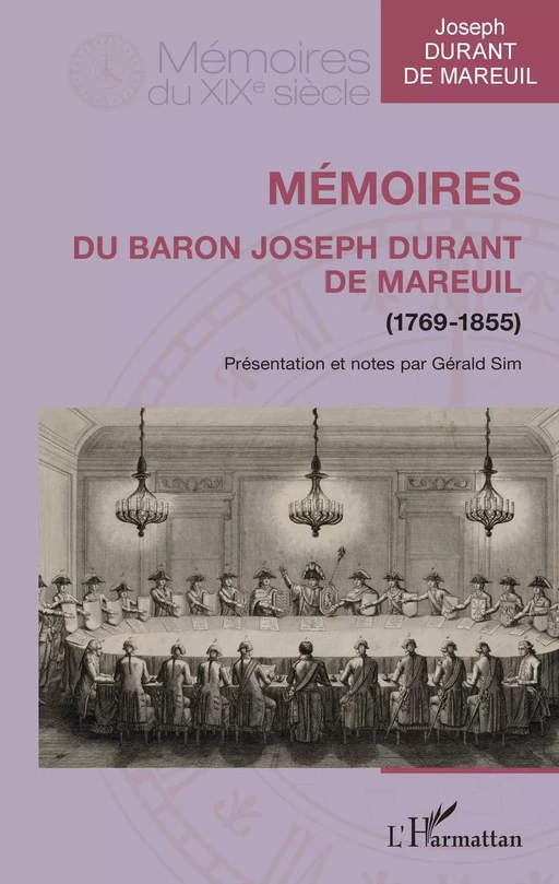 Mémoires du baron Joseph Durant de Mareuil - Joseph Durant de Mareuil - Editions L'Harmattan