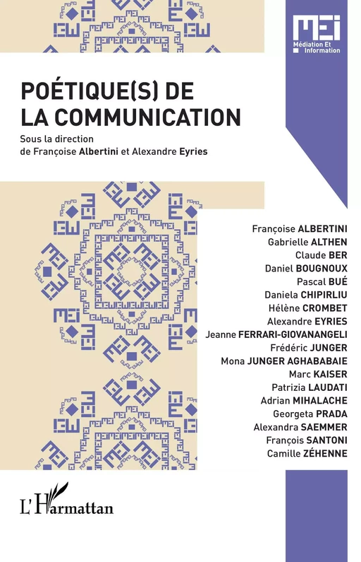 Poétique(s) de la communication - Alexandre Eyries - Editions L'Harmattan