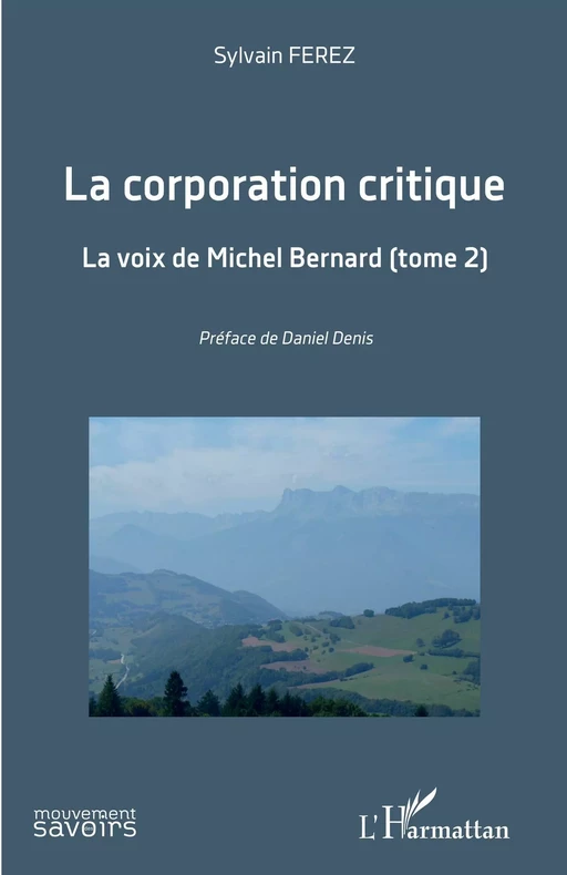 La corporation critique - Sylvain Ferez - Editions L'Harmattan