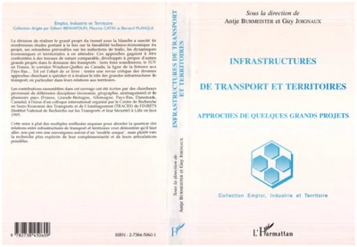 INFRASTRUCTURES DE TRANSPORT ET TERRITOIRES -  - Editions L'Harmattan