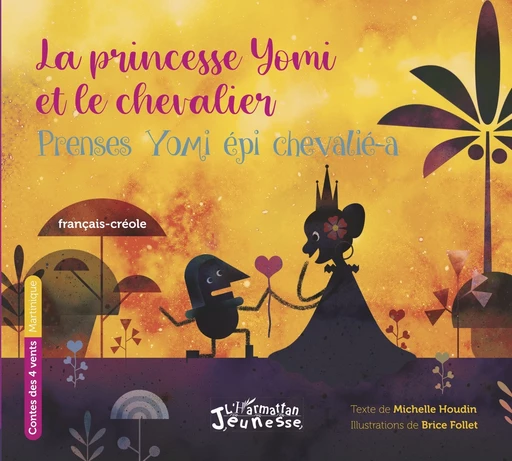 La princesse Yomi et le chevalier - Michelle Houdin - Editions L'Harmattan