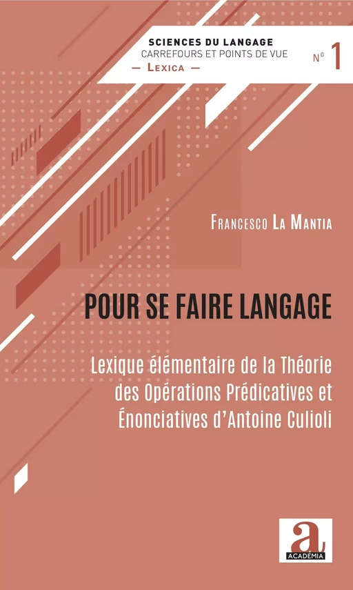 Pour se faire langage - Francesco La Mantia - Academia