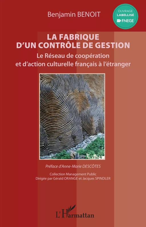 La fabrique d'un contrôle de gestion - Benjamin Benoit - Editions L'Harmattan