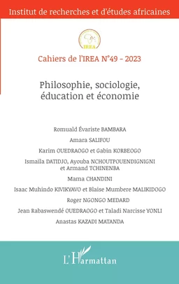 Philosophie, sociologie, éducation et économie