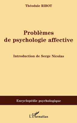 Problèmes de psychologie affective