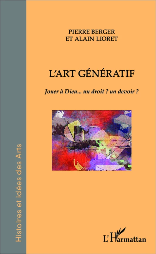 L'art génératif - Alain Lioret - Editions L'Harmattan