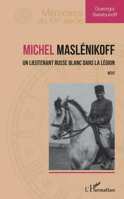 Michel Maslénikoff - Gueorgui Swistounoff - Editions L'Harmattan