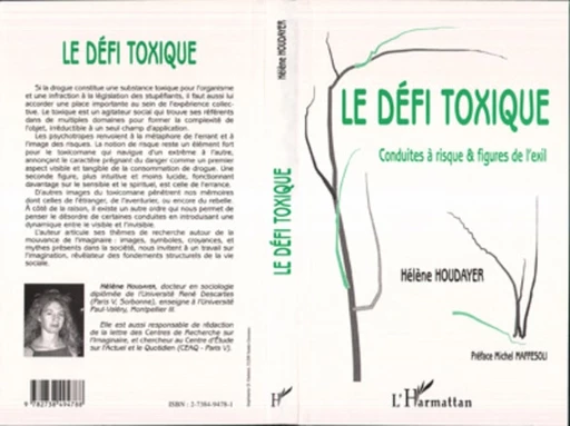 LE DÉFI TOXIQUE - Hélène Houdayer - Editions L'Harmattan