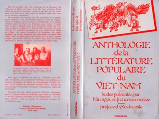 Anthologie de la littérature populaire du Vietnam - Françoise Corrèze - Editions L'Harmattan