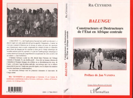 Balungu - Rik Ceyssens - Editions L'Harmattan