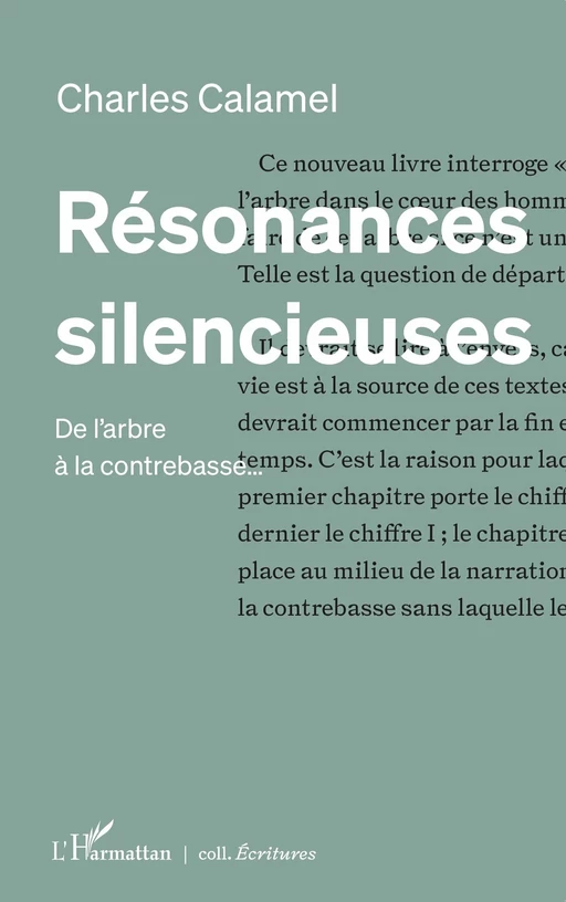 Résonances silencieuses - Charles Calamel - Editions L'Harmattan