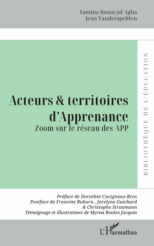 Acteurs et territoires d'Apprenance - Yamina Bouayad Agha, Jean Vanderspelden - Editions L'Harmattan