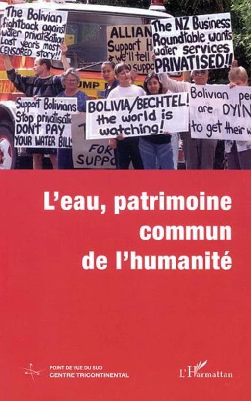 L'EAU, PATRIMOINE COMMUN DE L'HUMANITÉ -  - Editions L'Harmattan