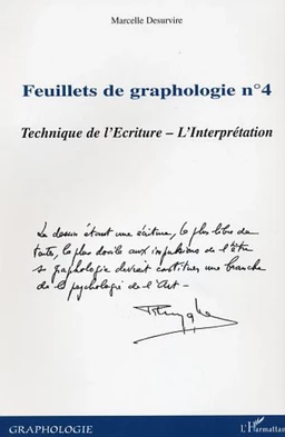 Feuillets de graphologie n°4