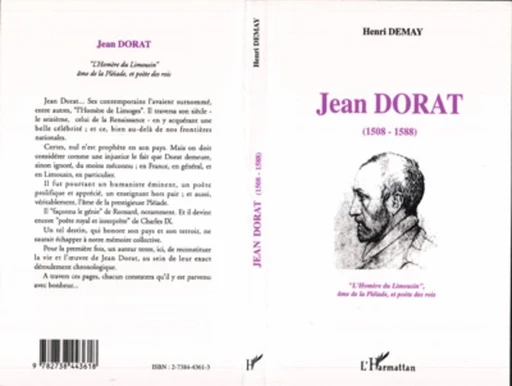 Jean Dorat (1508-1588) - Henri Demay - Editions L'Harmattan