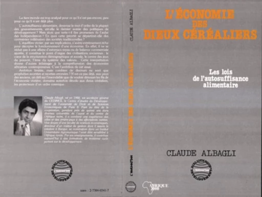 L'économie des dieux céréaliers - Claude Albagli - Editions L'Harmattan