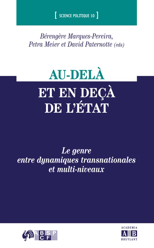 Au-delà et en deçà de l'Etat - Petra Meier,  Paternostre de la mairieu baudouin,  Marques-pereira berengere - Academia