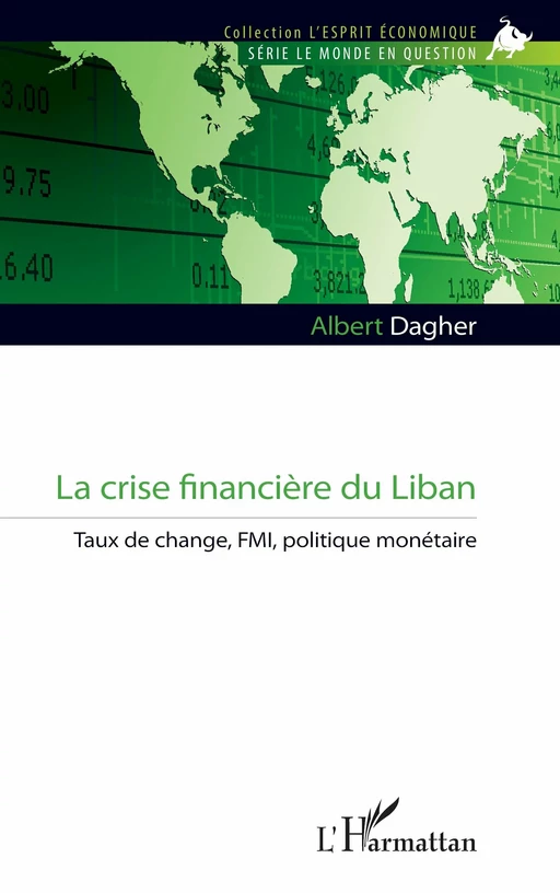 La crise financière du Liban - Albert Dagher - Editions L'Harmattan